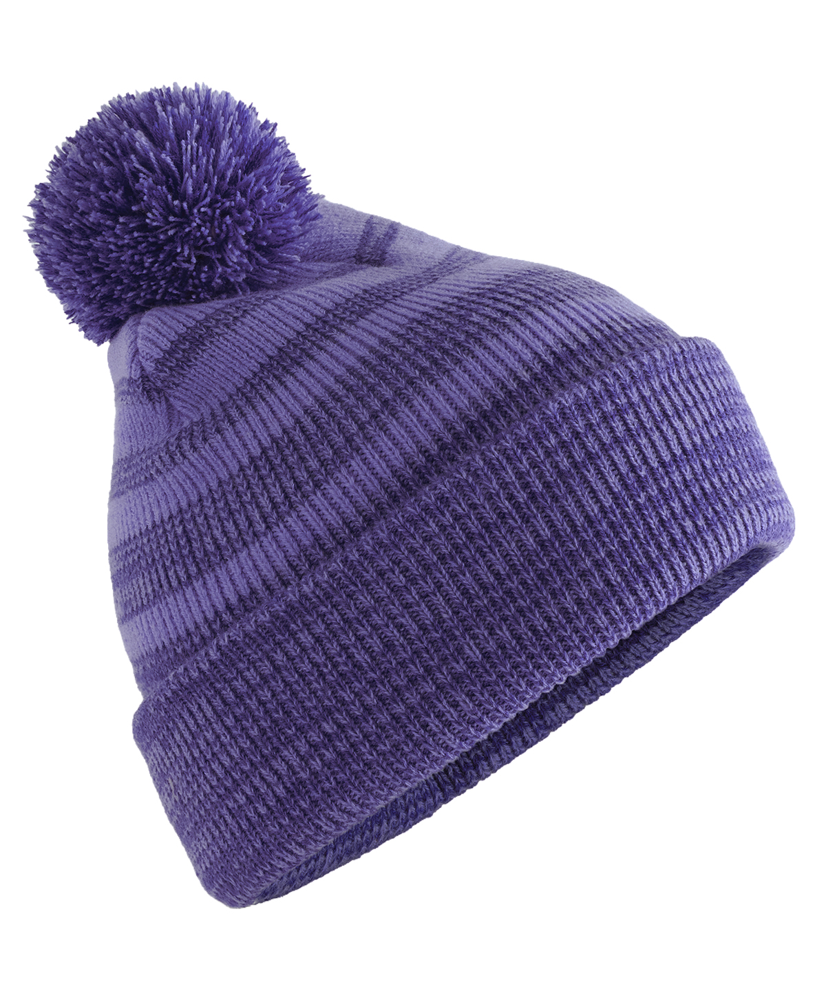Team stripe beanie - Purple