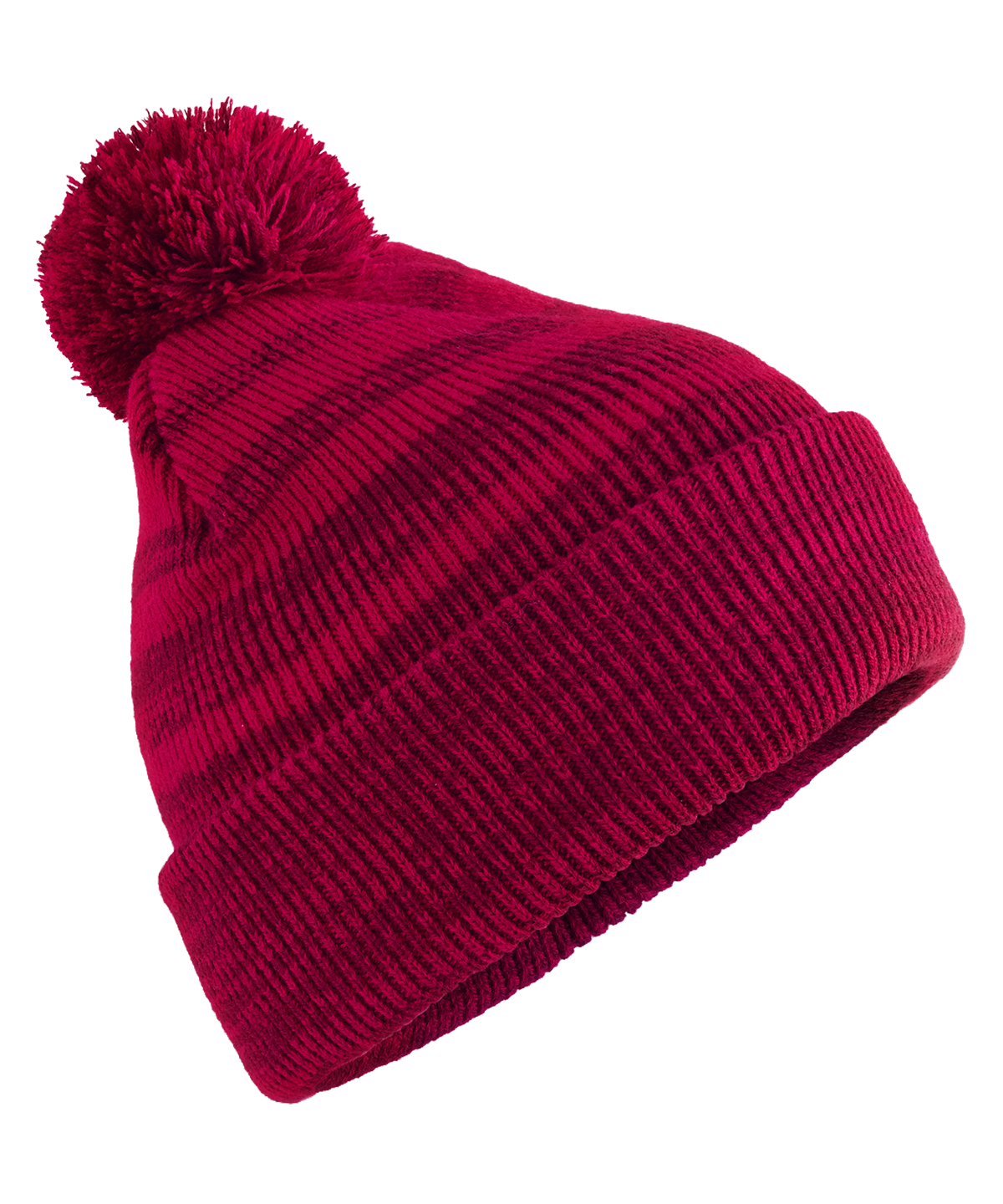 Team stripe beanie - Red