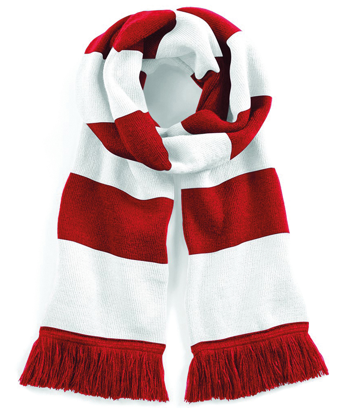 Stadium scarf - Classic Red/White