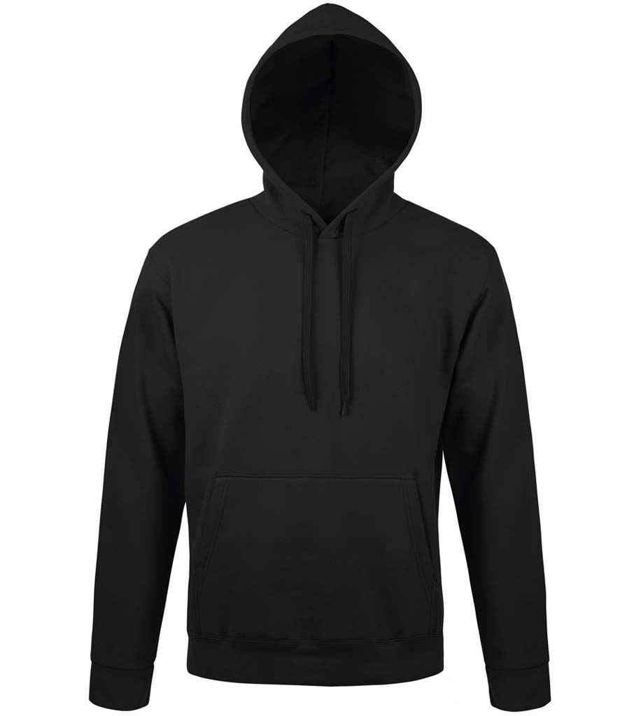 SOL'S Unisex Snake Hooded Sweatshirt - Black
