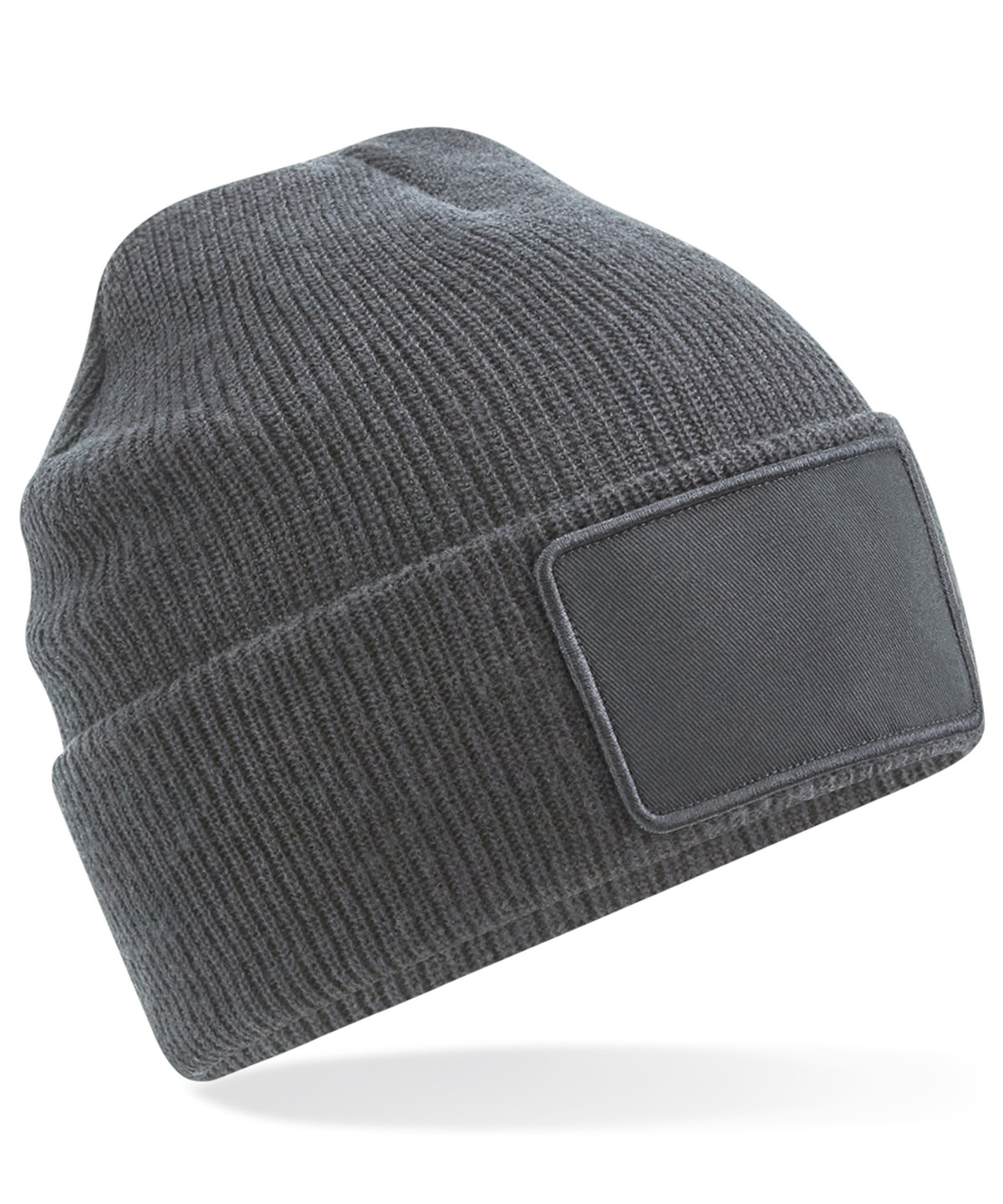 Removable patch Thinsulate™ beanie - Graphite Grey