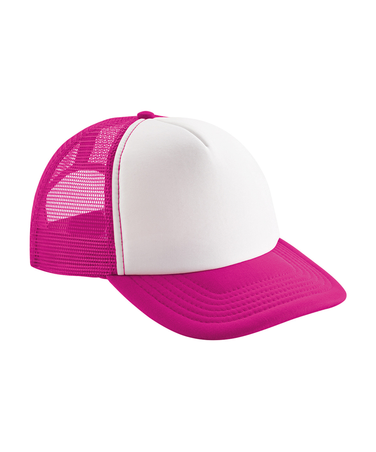 Vintage snapback trucker - Fuchsia/White