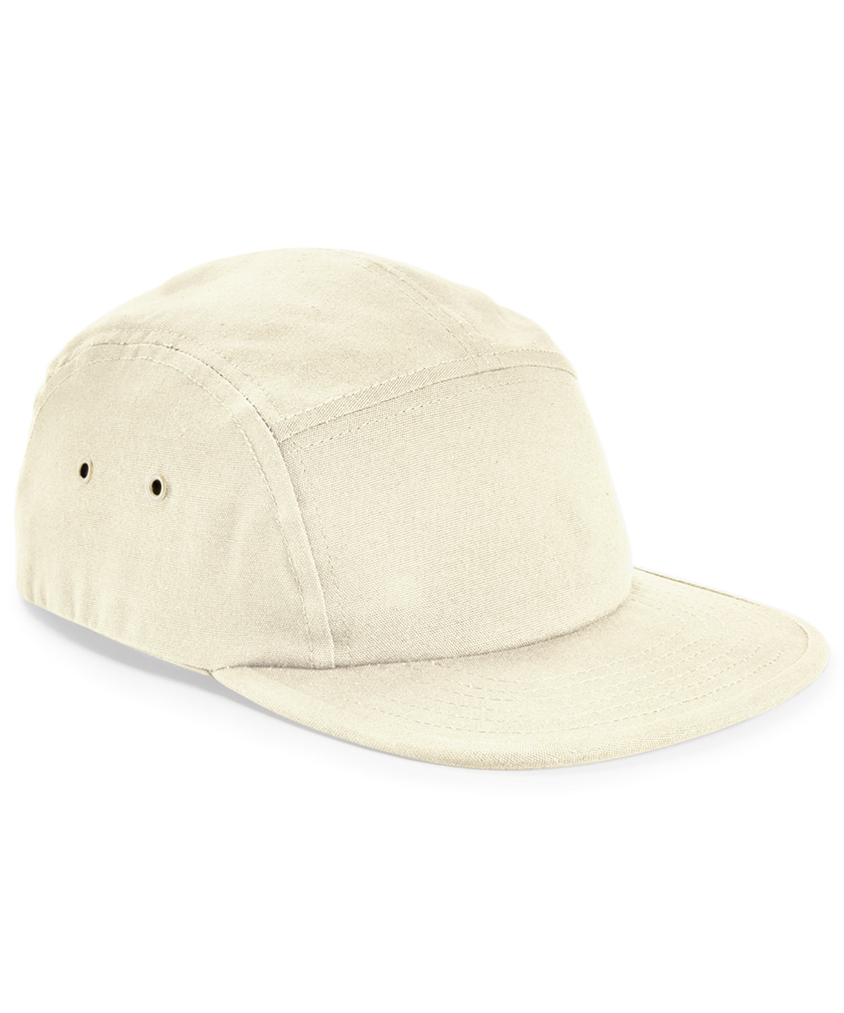 Canvas 5-panel camper cap - Natural
