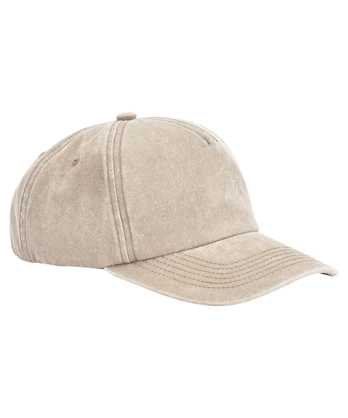 Relaxed 5-panel vintage cap - Vintage Stone