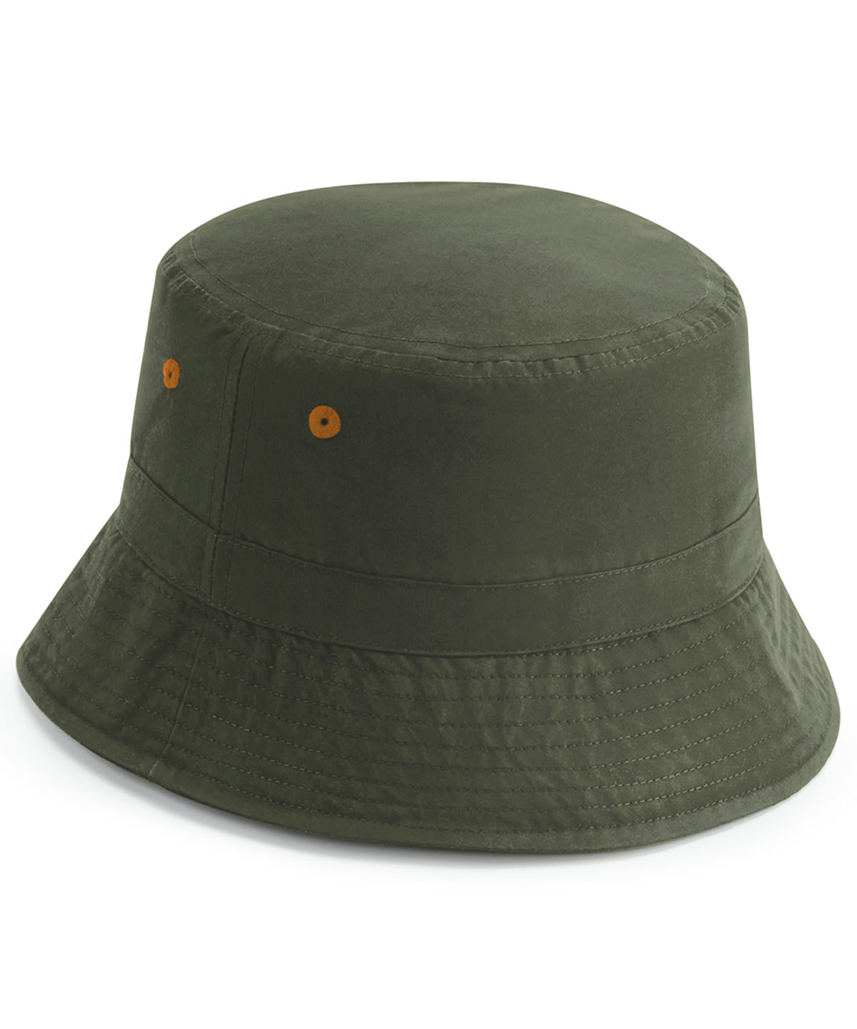 Recycled polyester bucket hat - Olive Green
