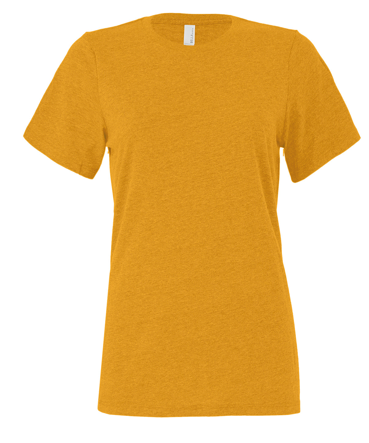Women's relaxed Jersey short sleeve tee - Heather Mustard
