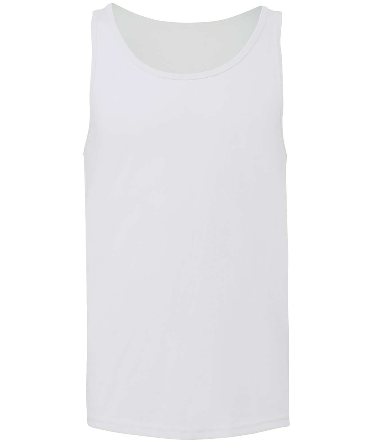 Unisex Jersey tank top - White