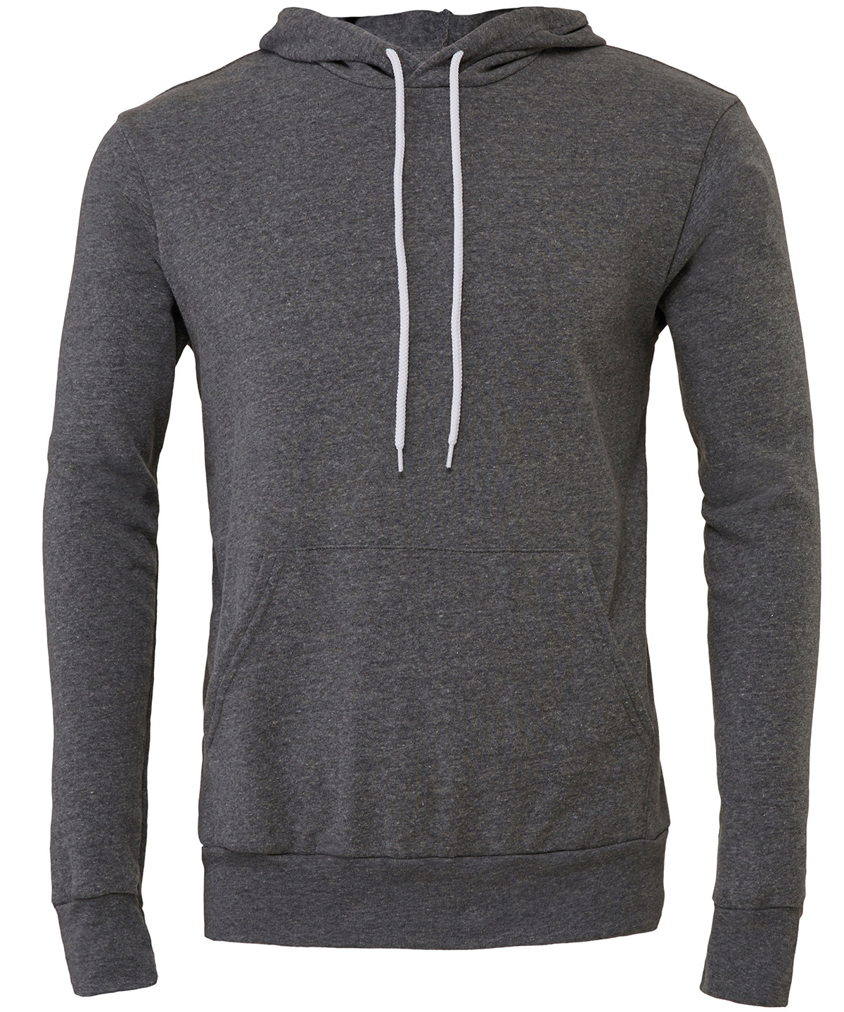 Unisex polycotton fleece pullover hoodie - Deep Heather
