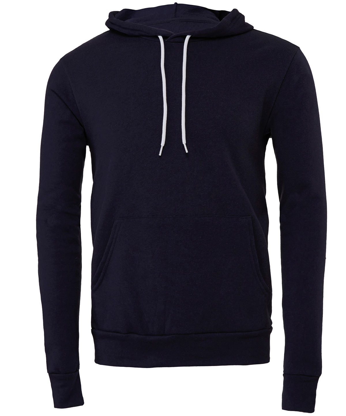 Unisex polycotton fleece pullover hoodie - Navy