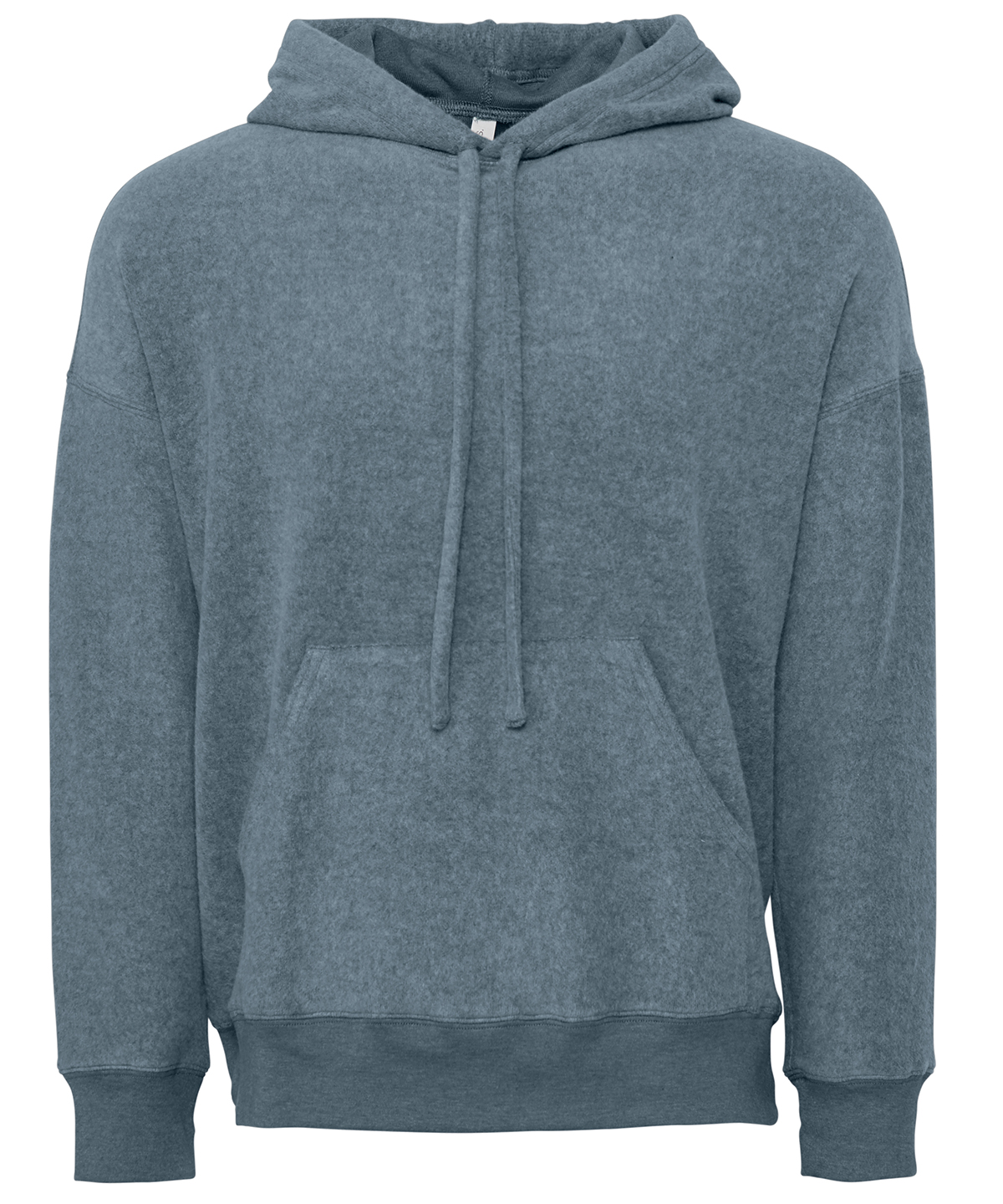 Unisex sueded fleece pullover hoodie - Heather Slate
