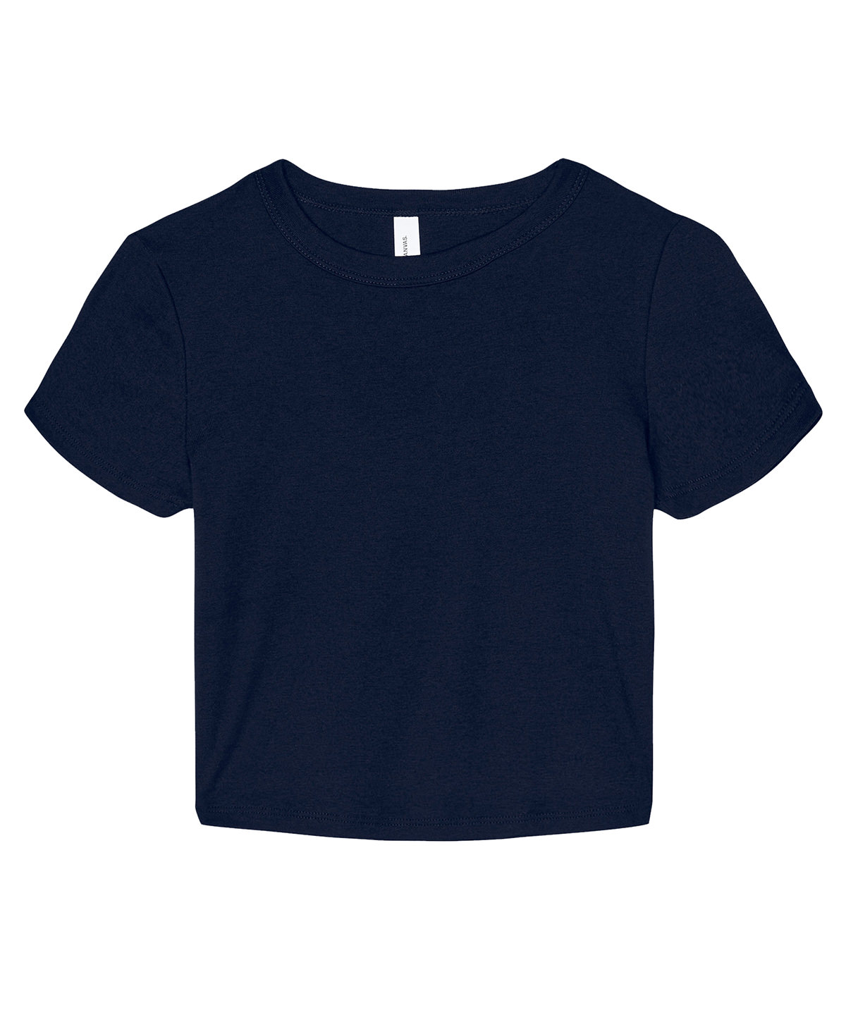 Women’s micro rib baby t-shirt - Solid Navy Blend