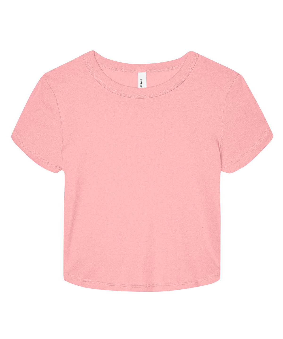 Women’s micro rib baby t-shirt - Solid Pink Blend