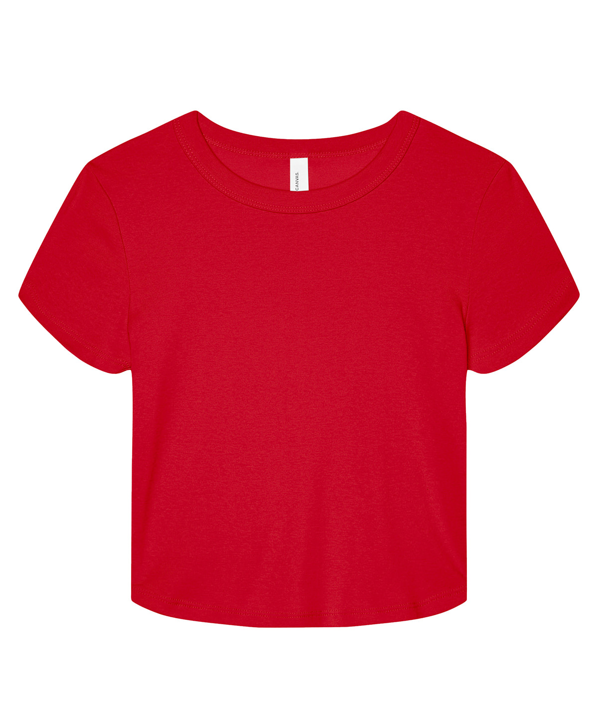 Women’s micro rib baby t-shirt - Solid Red Blend