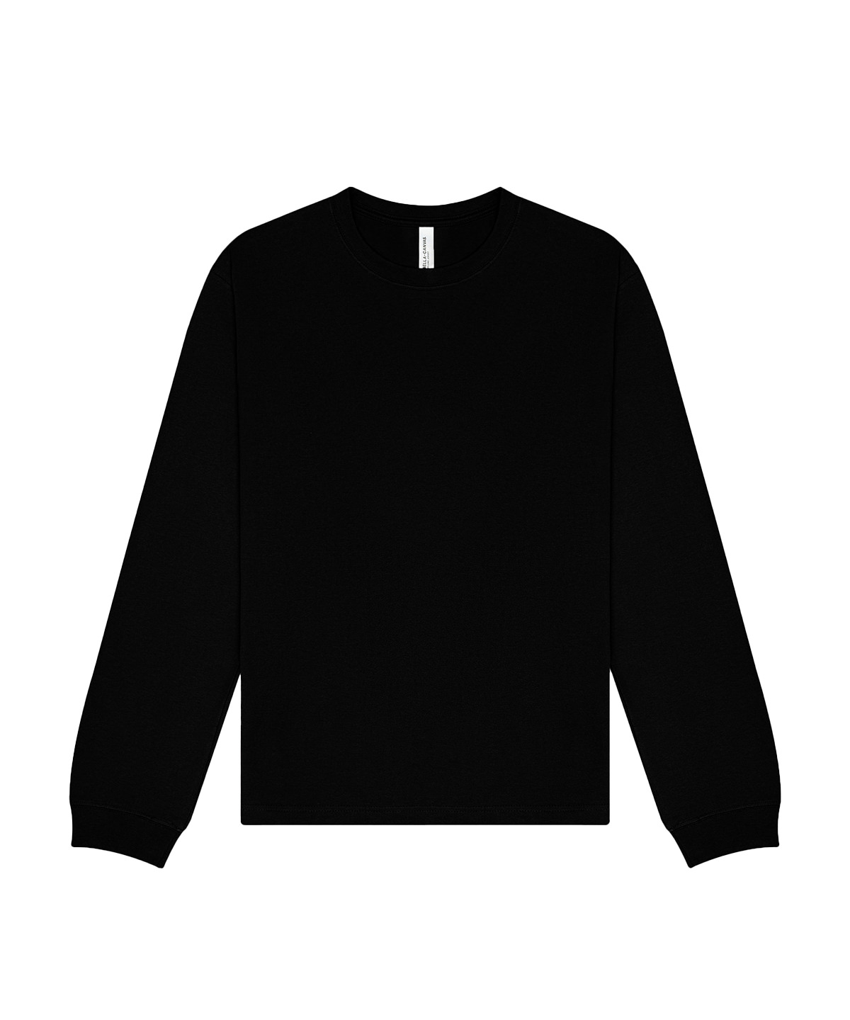 Unisex long sleeve heavy tee - Black
