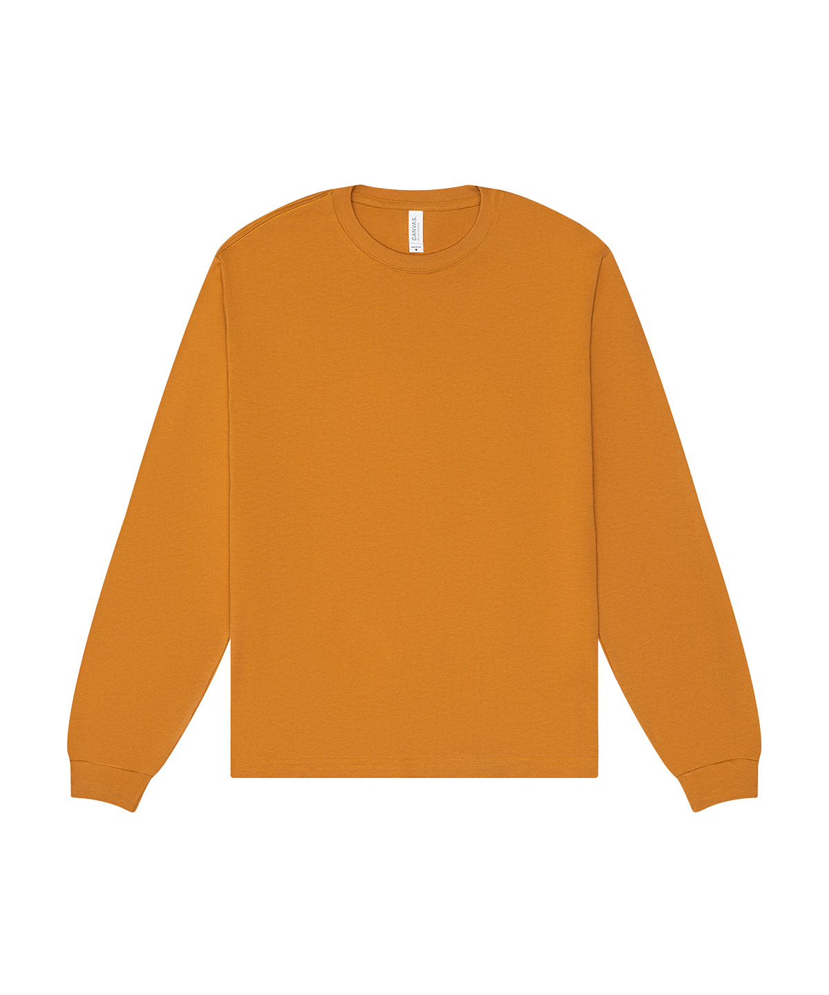 Unisex heavy boxy long sleeve tee - Toast