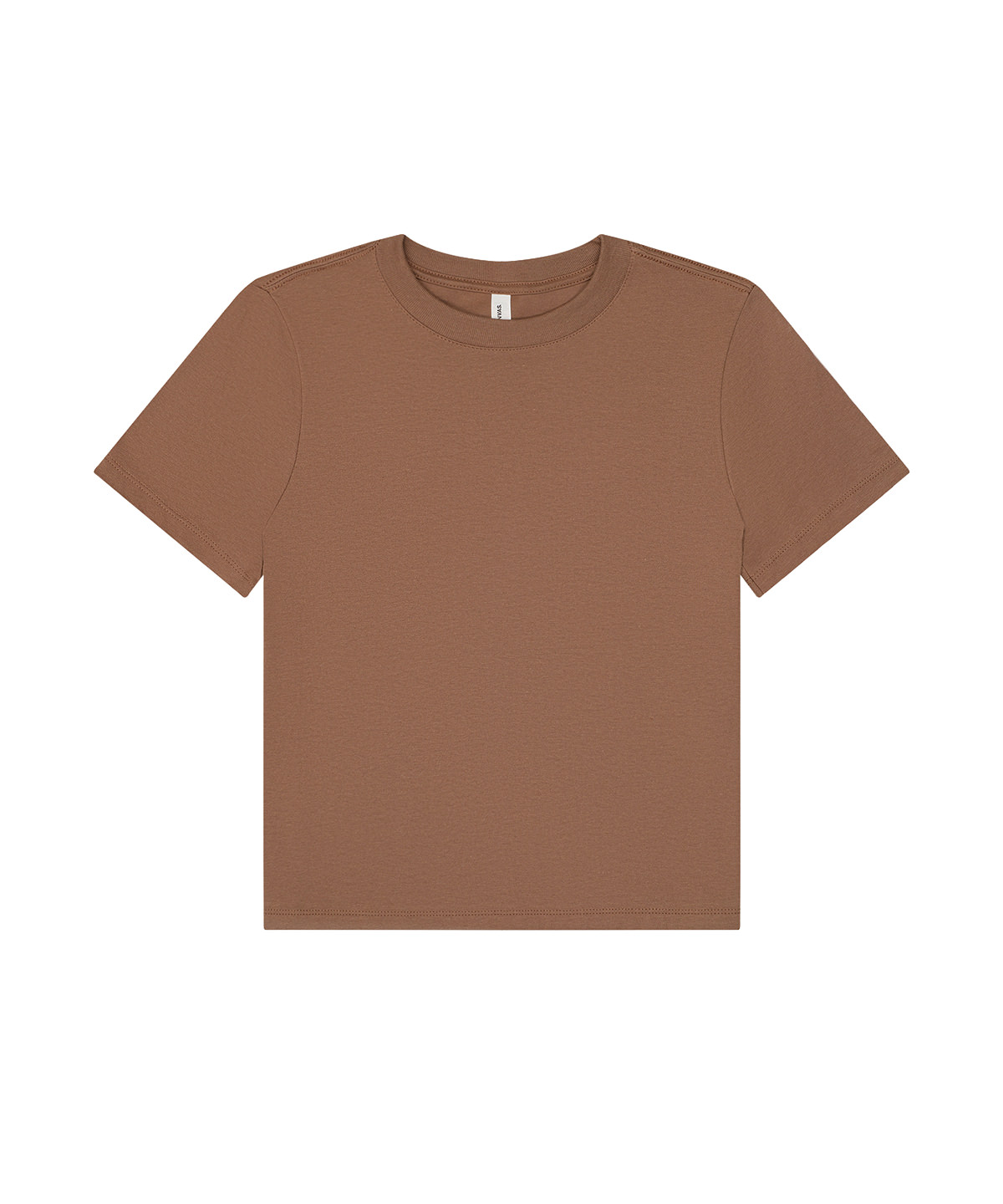 Women’s heavy boxy tee - Vintage Brown