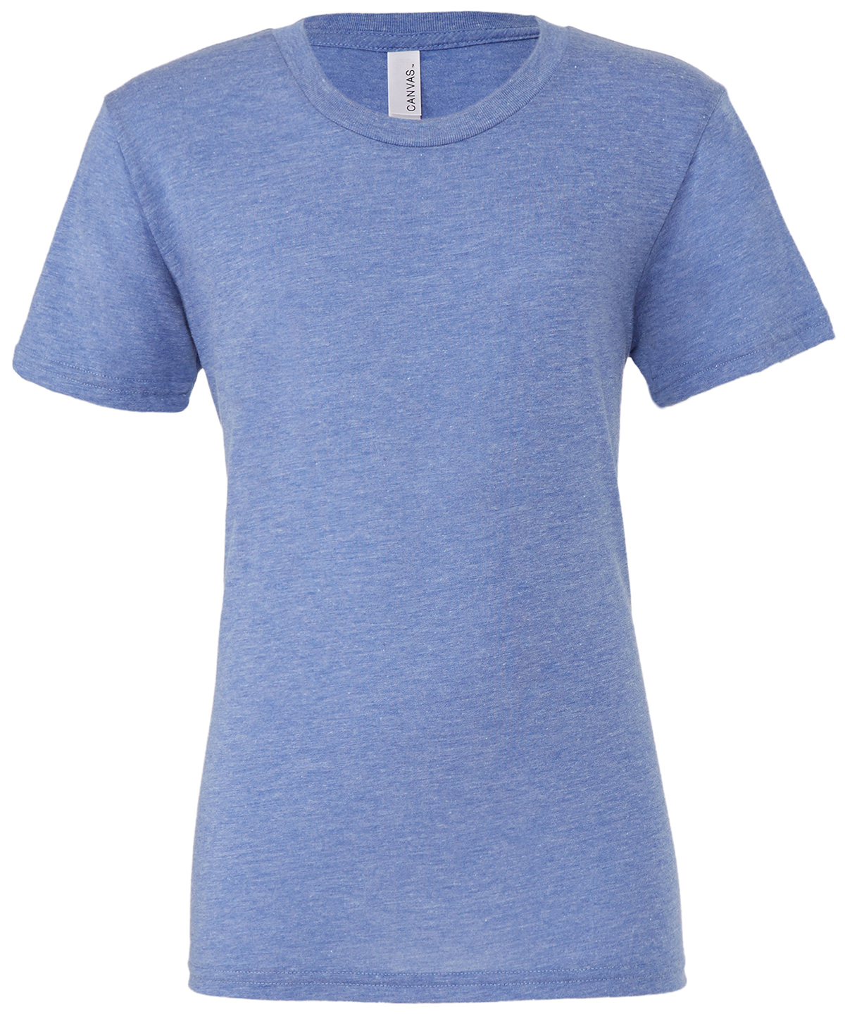 Unisex triblend crew neck t-shirt - Blue Triblend