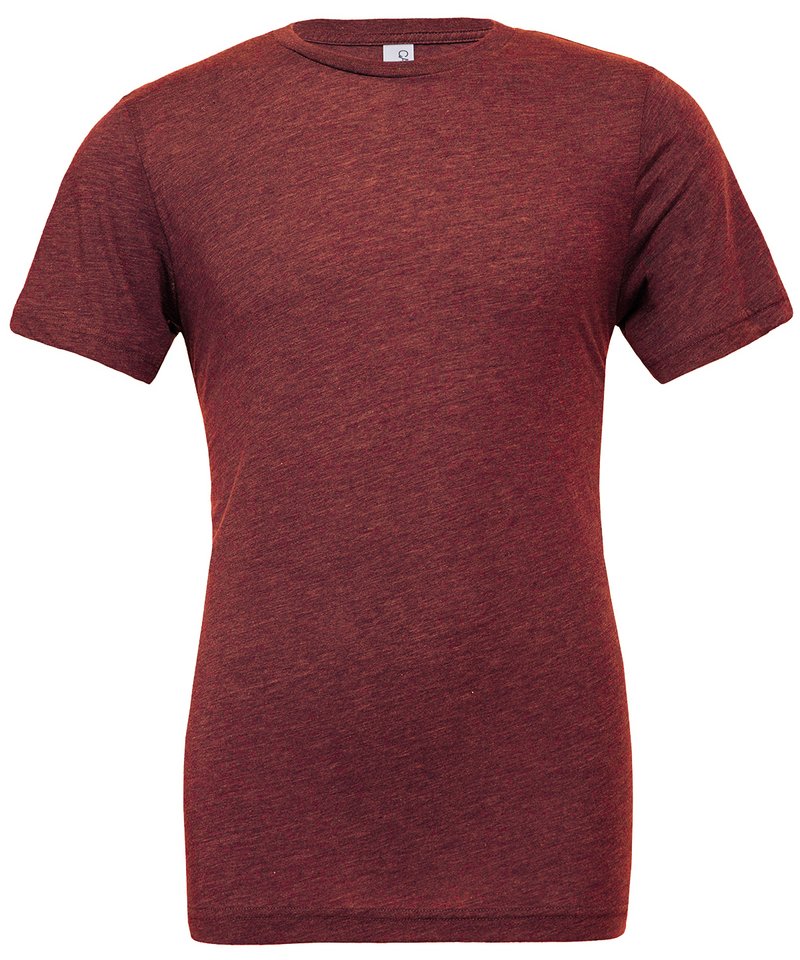 Unisex triblend crew neck t-shirt - Cardinal Triblend
