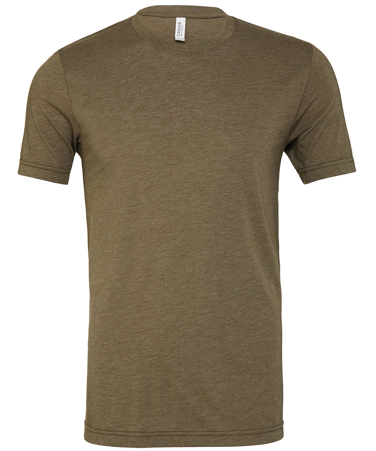 Unisex triblend crew neck t-shirt - Olive Triblend