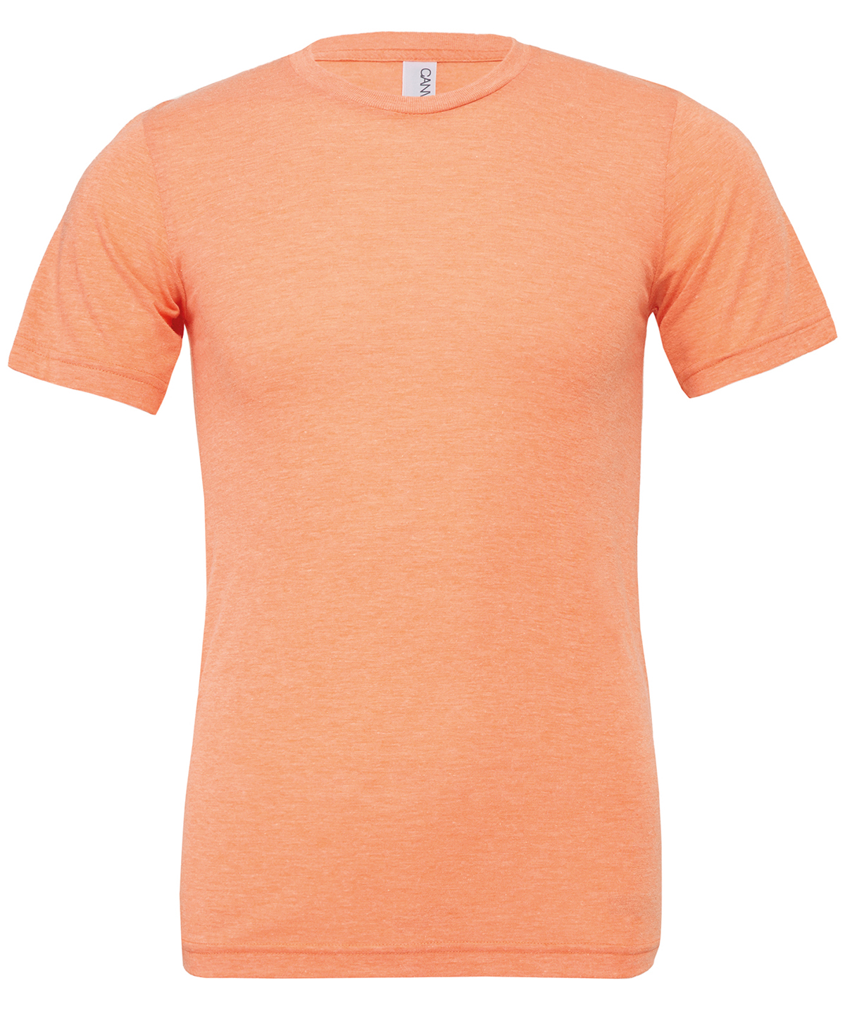 Unisex triblend crew neck t-shirt - Orange Triblend