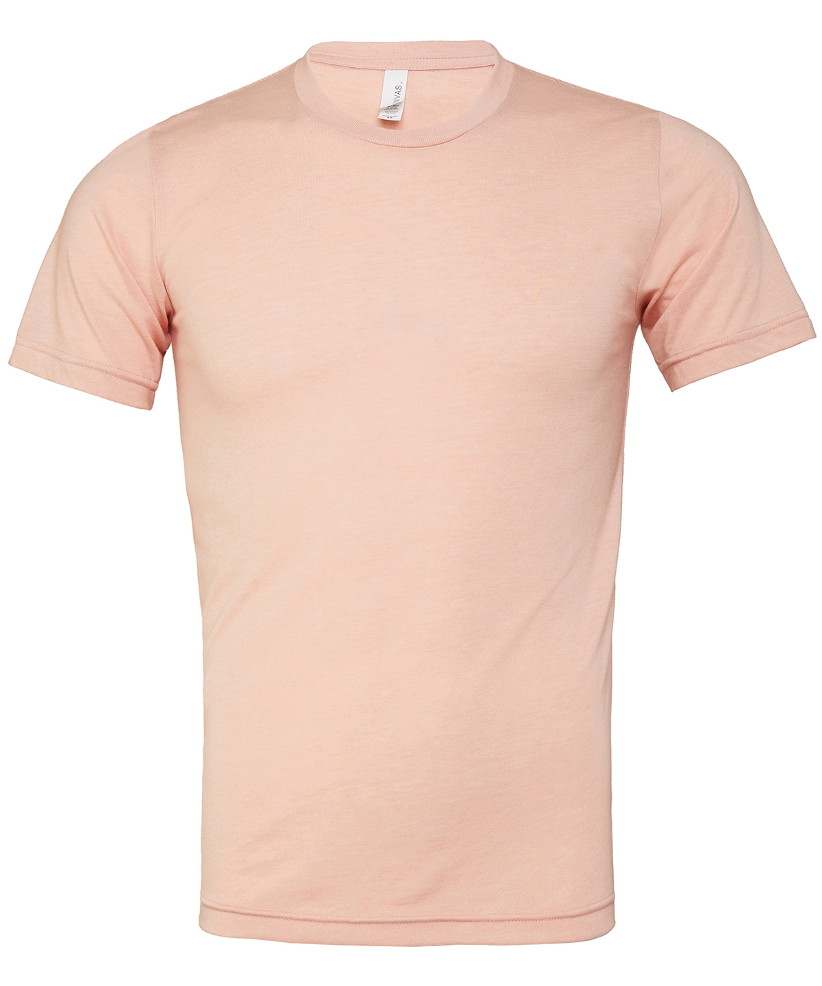 Unisex triblend crew neck t-shirt - PeachTriblend