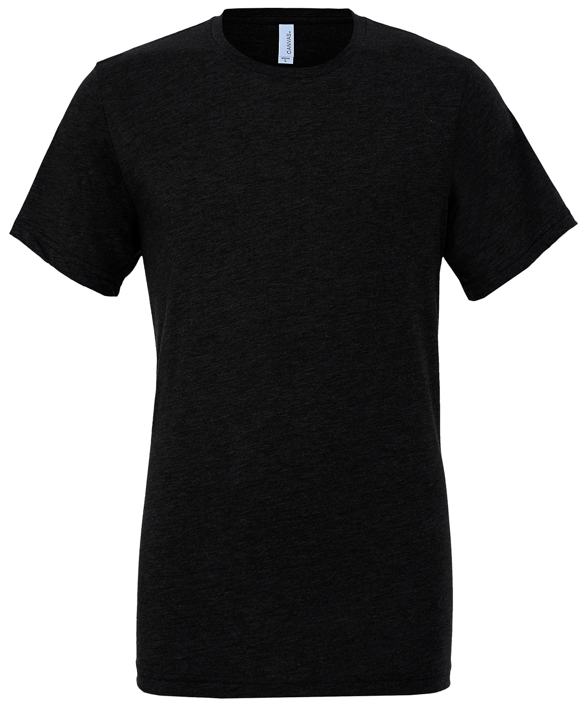 Unisex triblend crew neck t-shirt - Solid Black Triblend