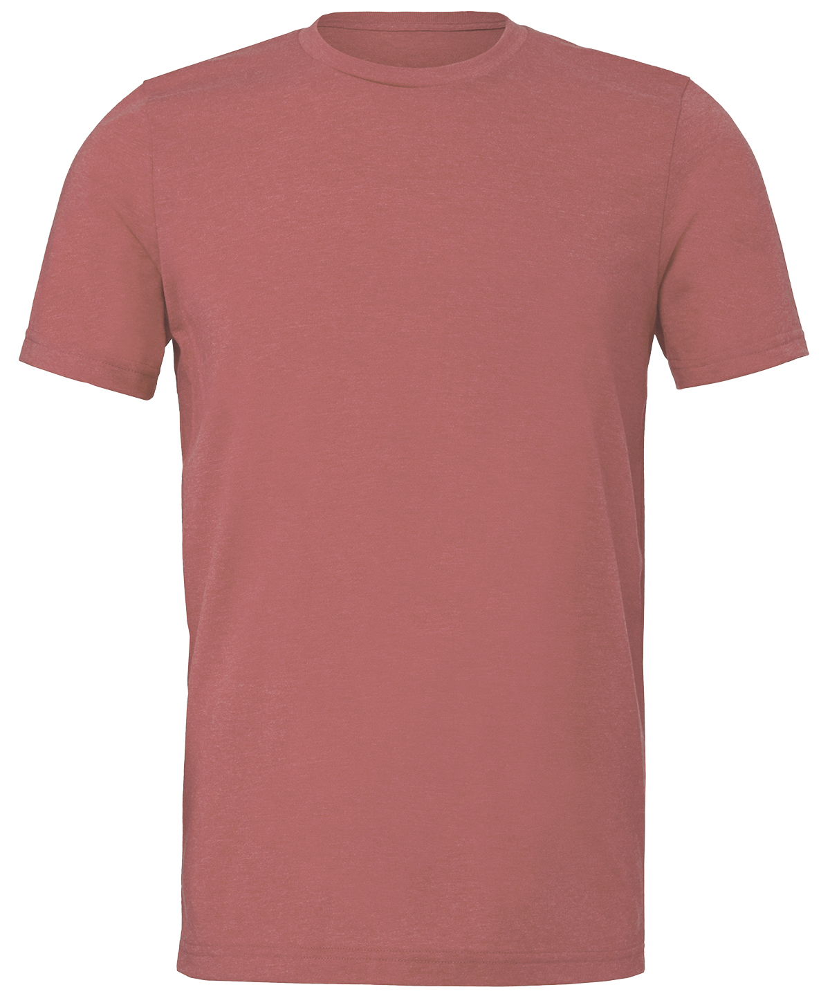 Unisex sueded tee - Heather Mauve