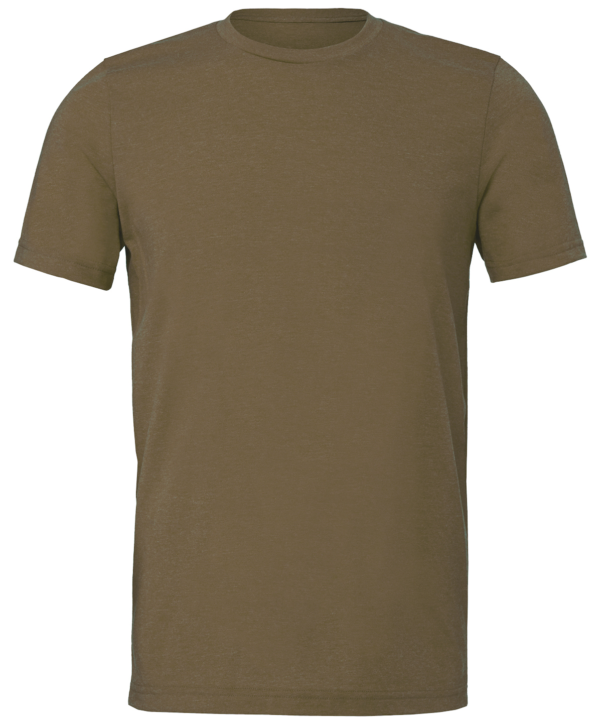 Unisex sueded tee - Heather Olive