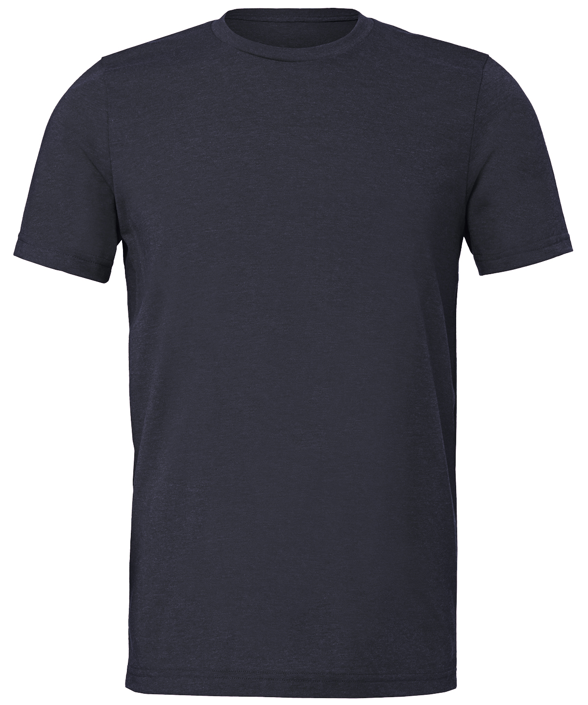 Unisex sueded tee - Heather Navy