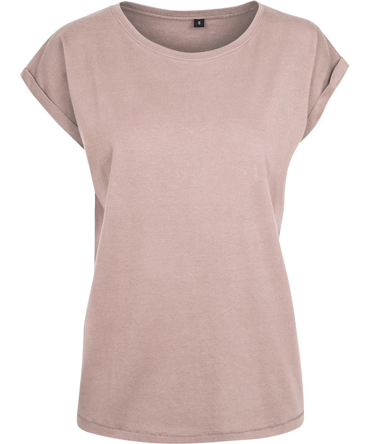 Women's extended shoulder tee - Dusk Rose