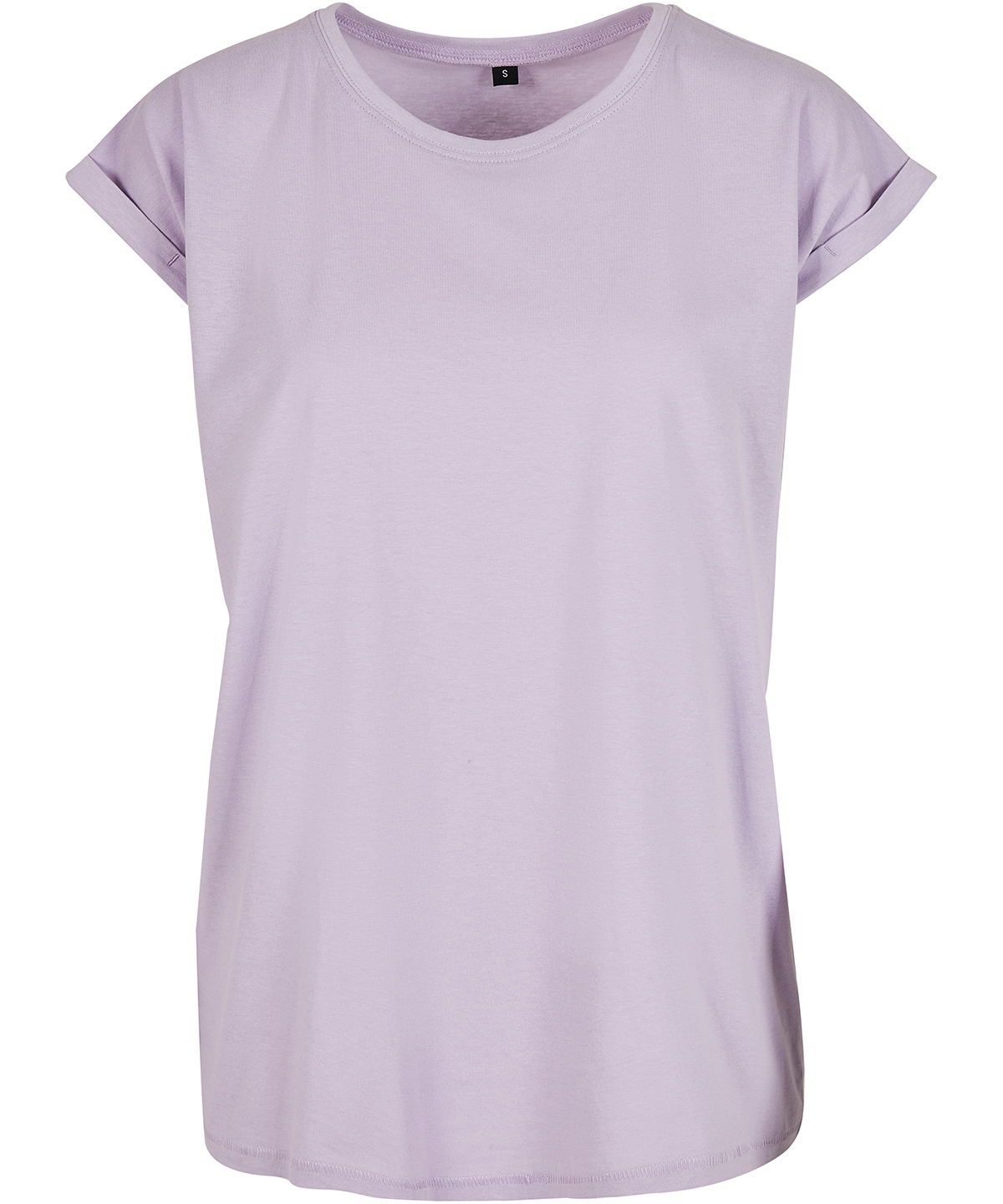 Women's extended shoulder tee - Lilac