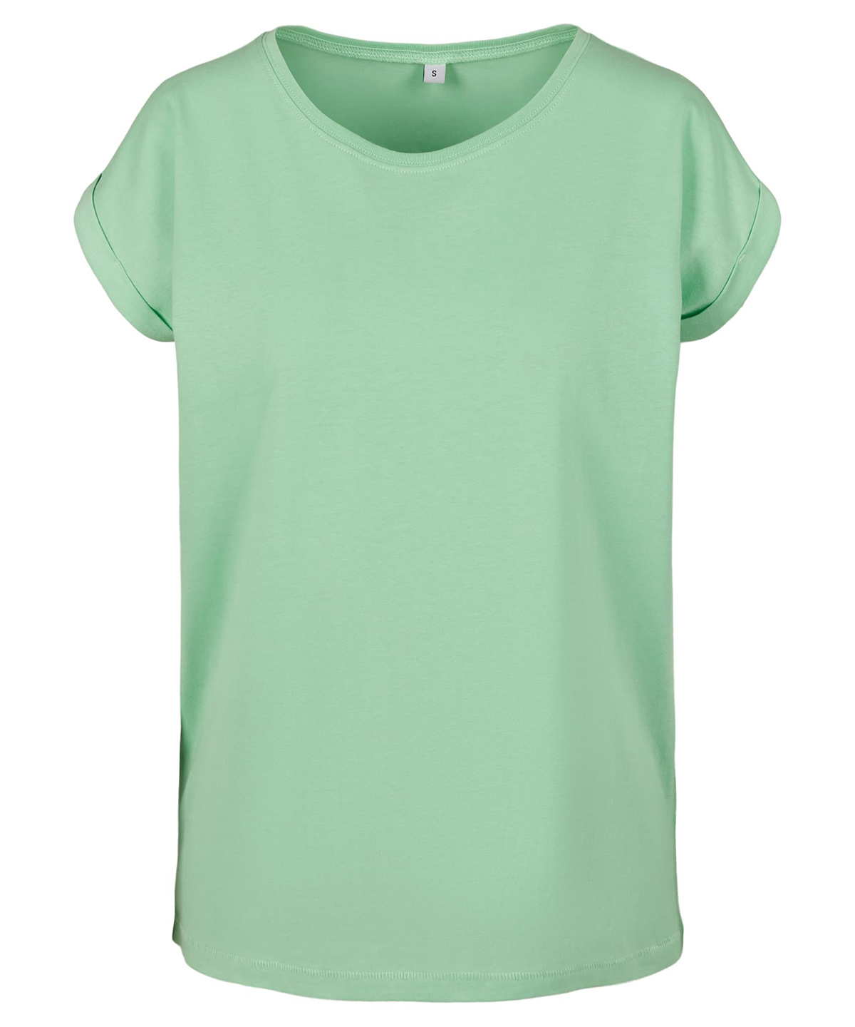 Women's extended shoulder tee - Neo Mint
