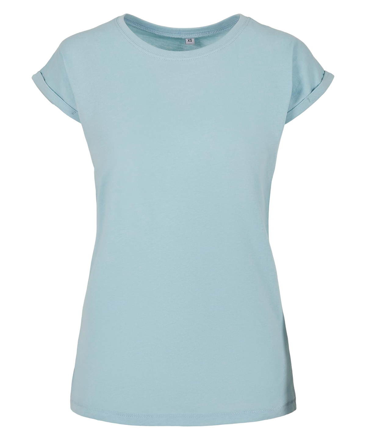 Women's extended shoulder tee - Ocean Blue
