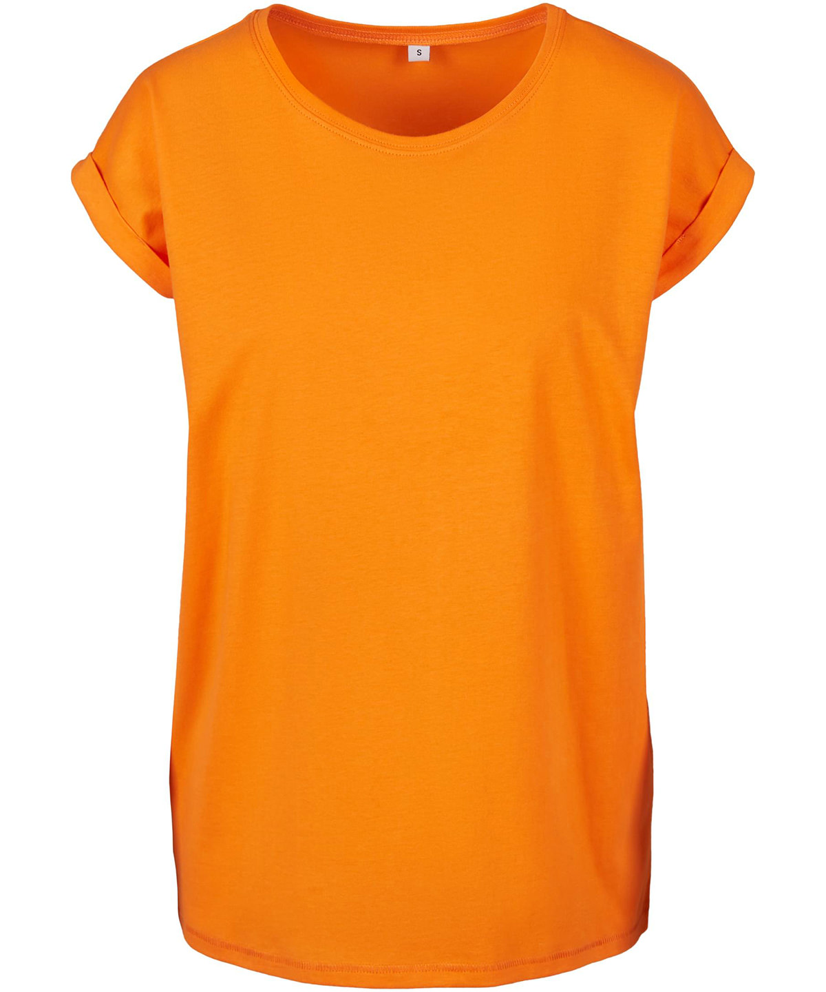 Women's extended shoulder tee - Paradise Orange