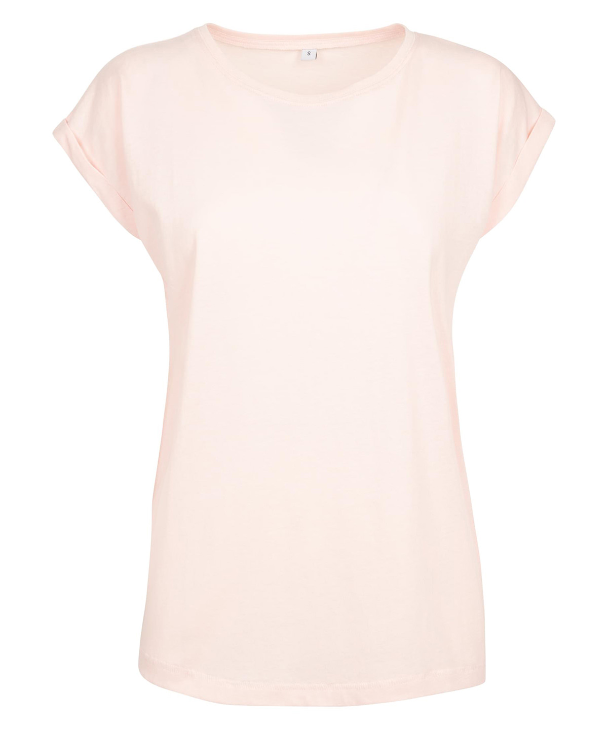 Women's extended shoulder tee - Pink