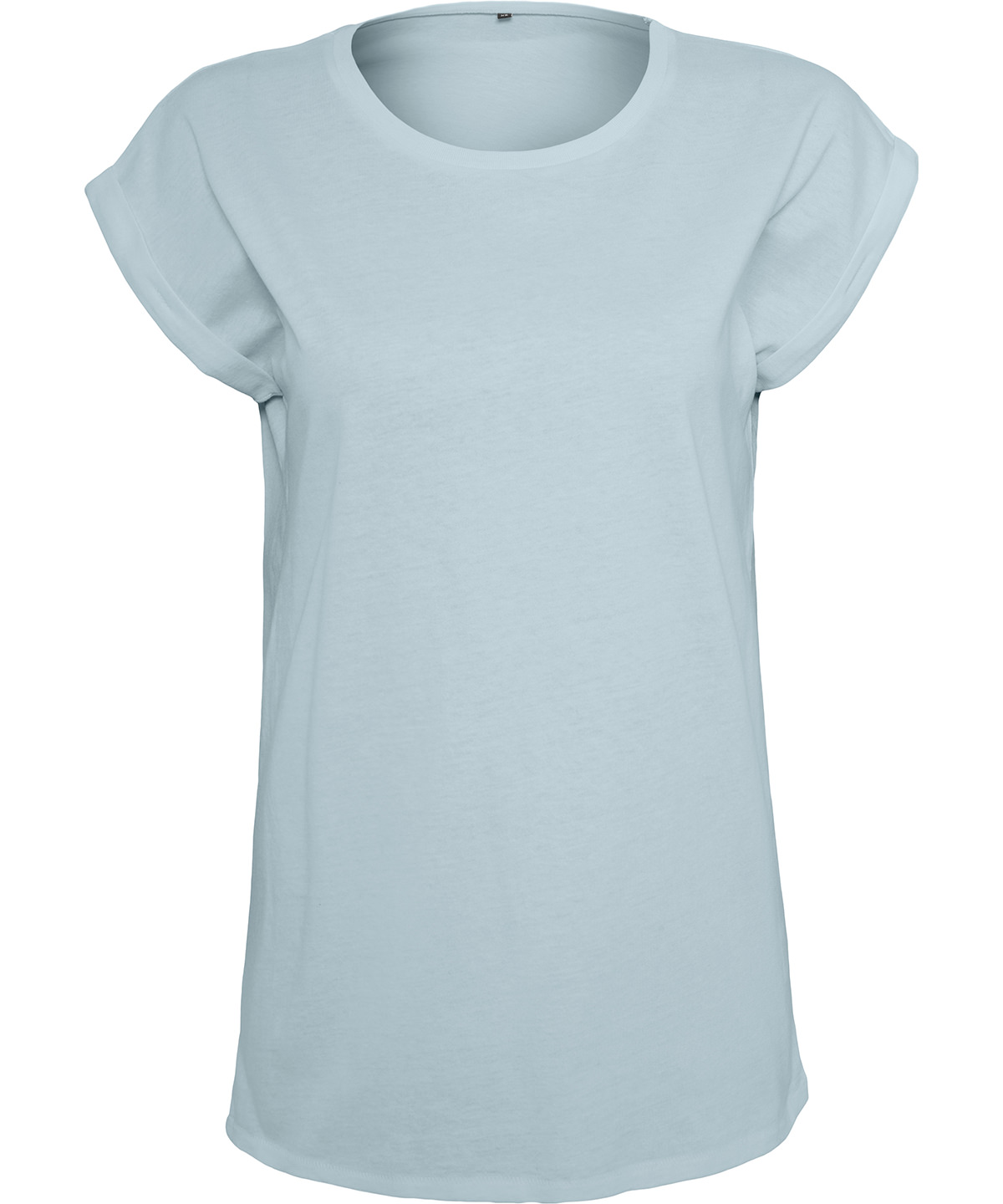 Women's extended shoulder tee - Powder Blue