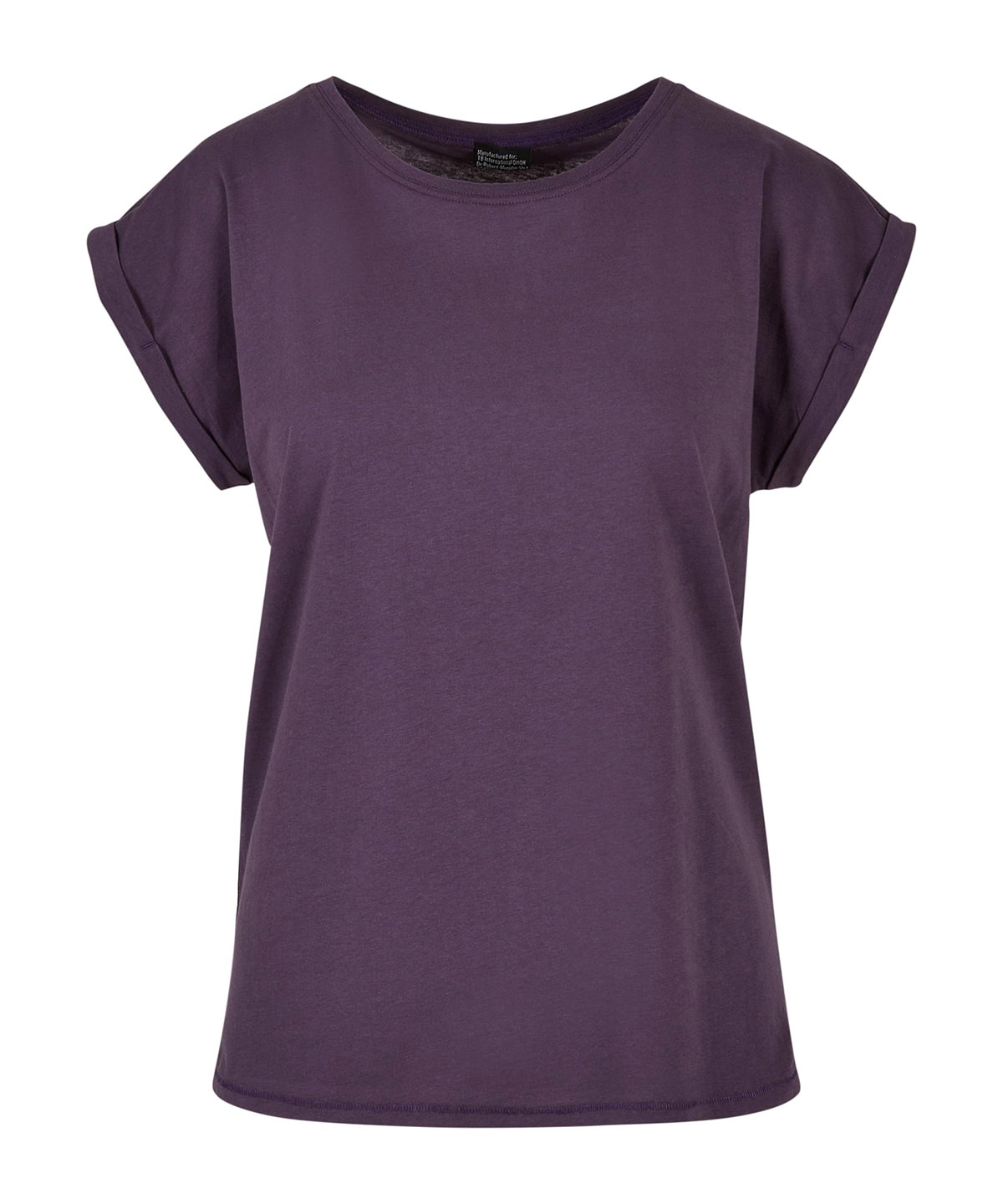 Women's extended shoulder tee - Purple Night