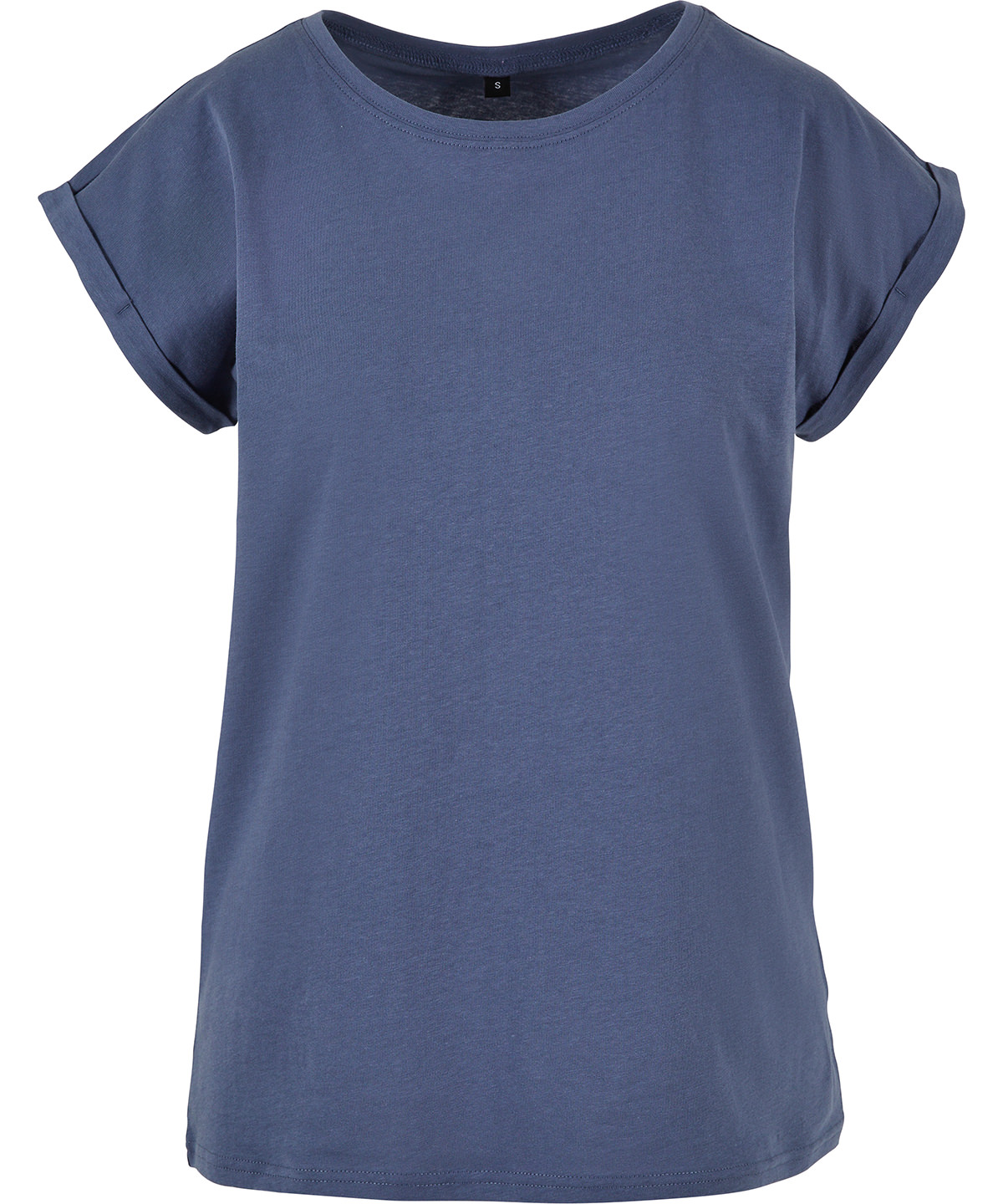 Women's extended shoulder tee - Vintage Blue
