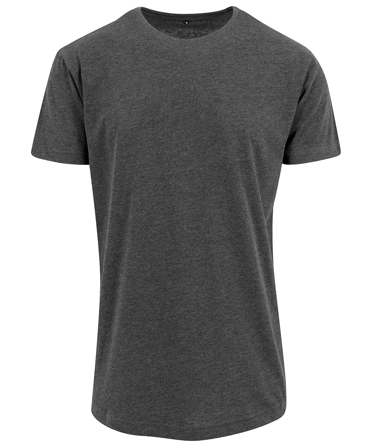 Shaped long tee - Charcoal