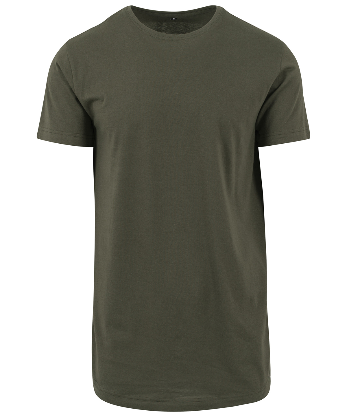 Shaped long tee - Olive