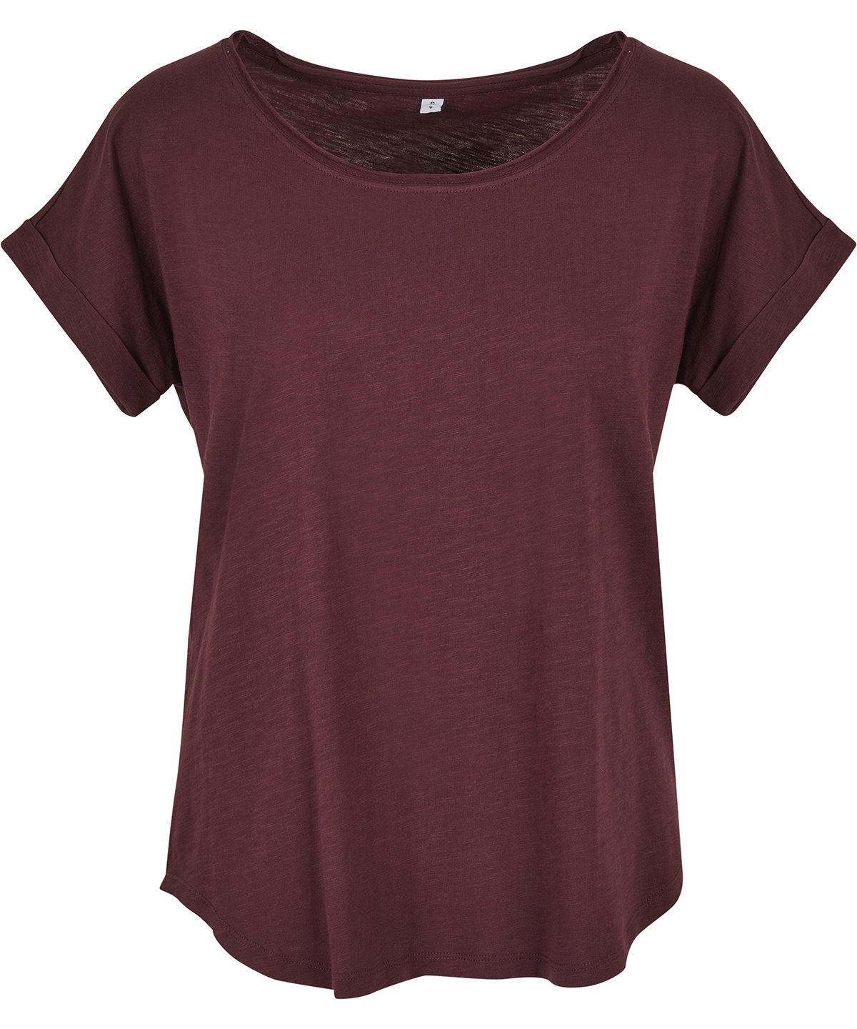 Women's long slub tee - Cherry