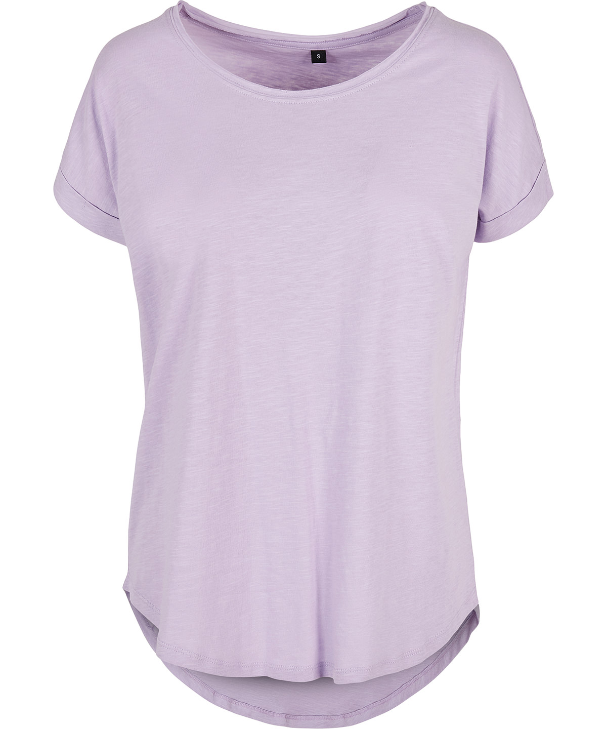 Women's long slub tee - Lilac