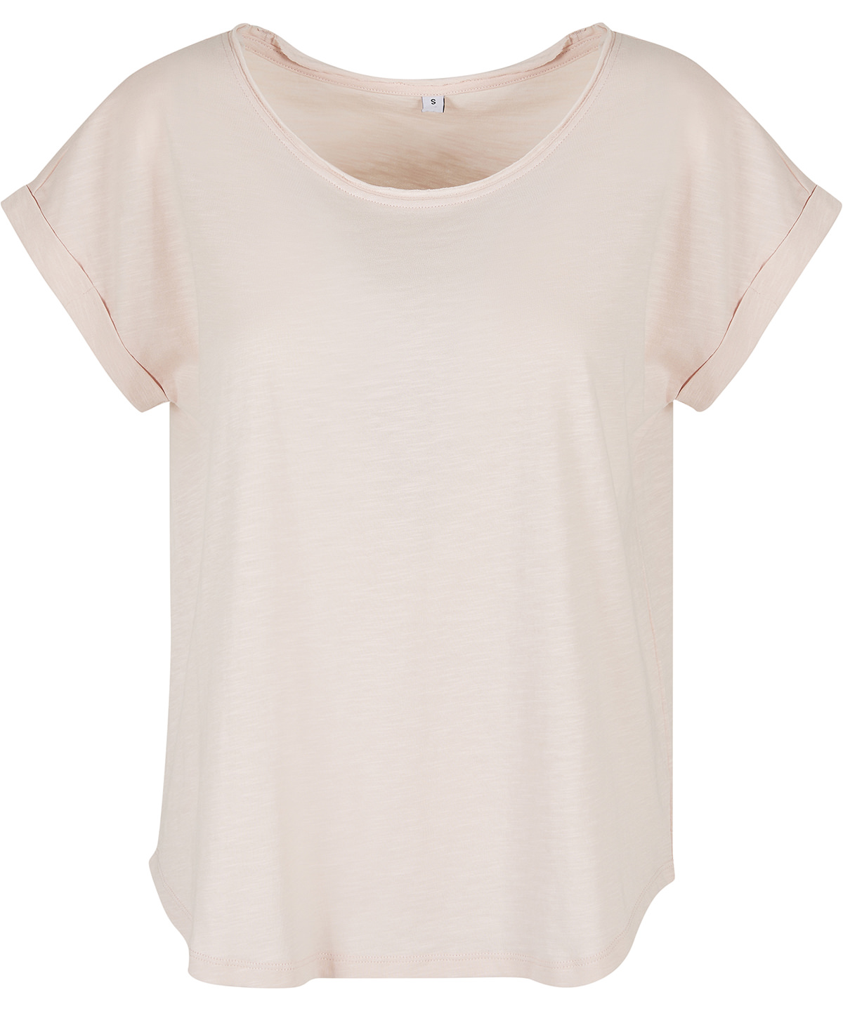 Women's long slub tee - Pink