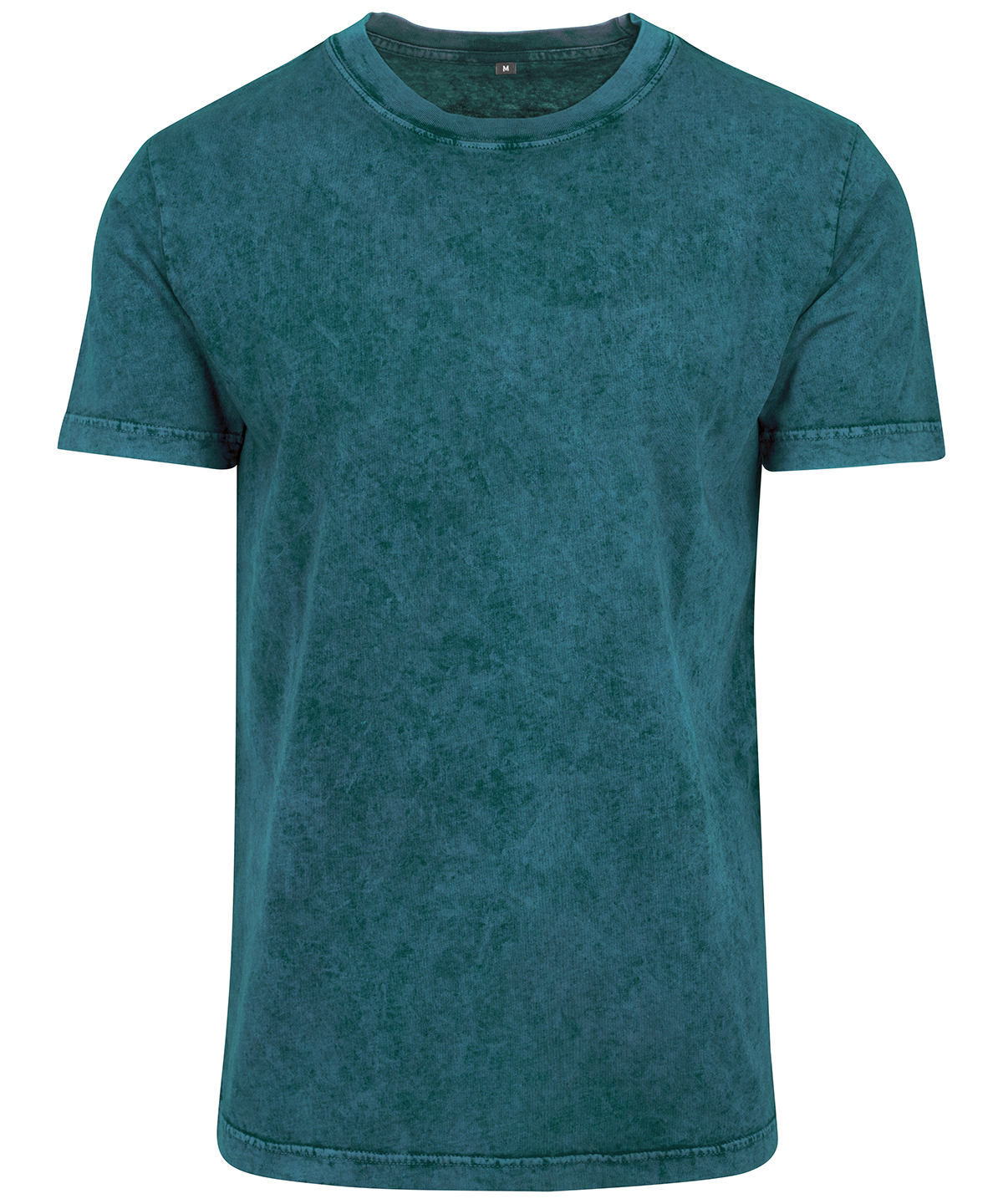Acid washed tee - Teal/Black
