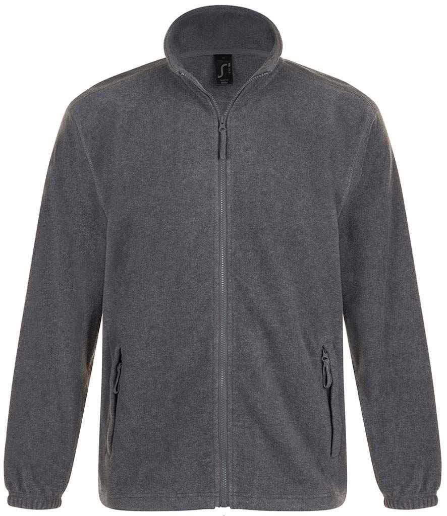 SOL'S North Fleece Jacket - Grey Marl