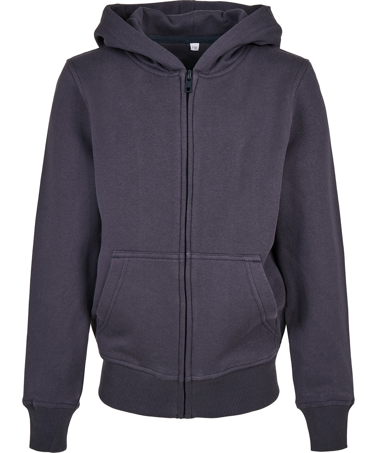 Organic kids basic zip hoodie - Navy