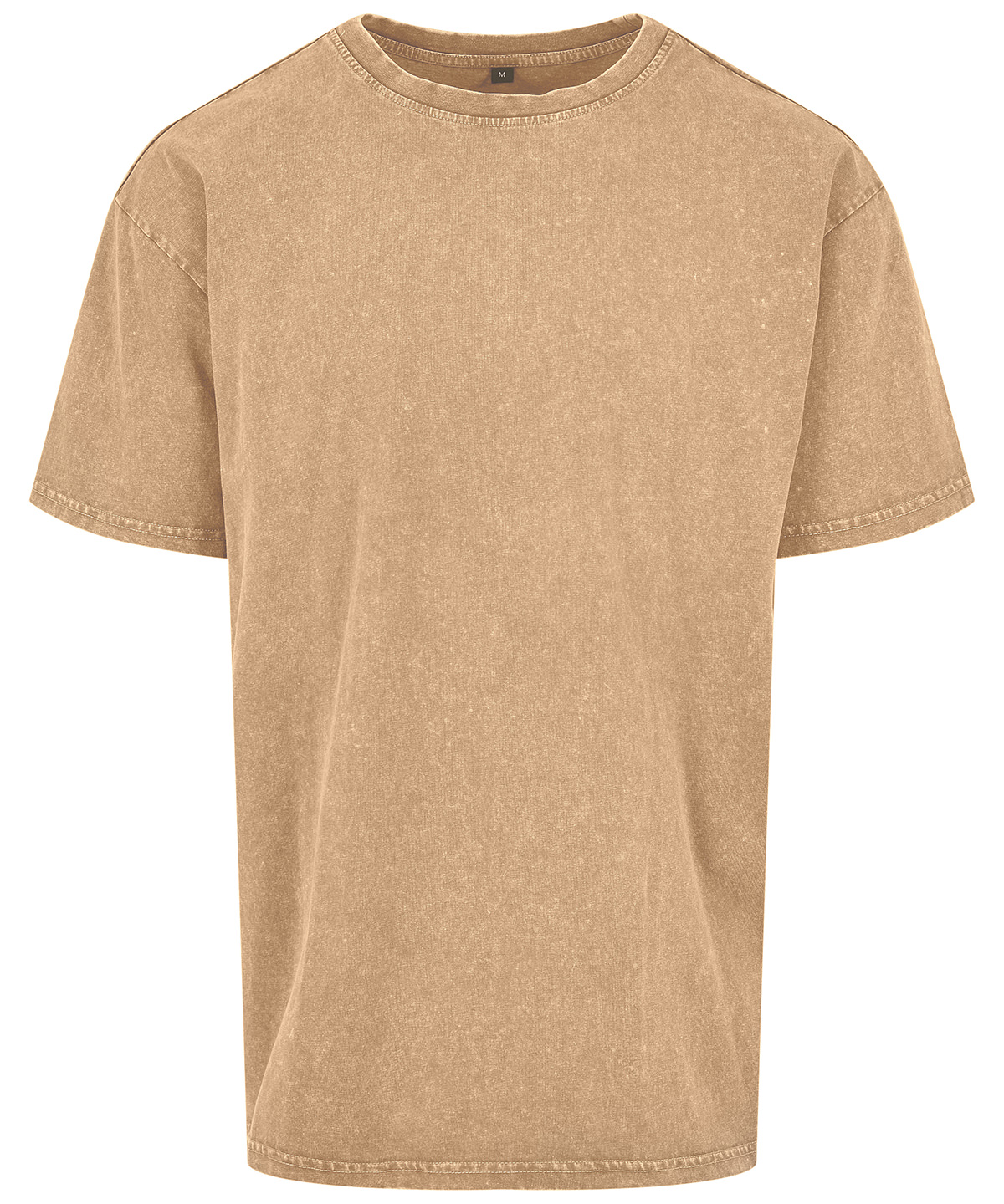 Acid washed heavy oversized tee - Union Beige