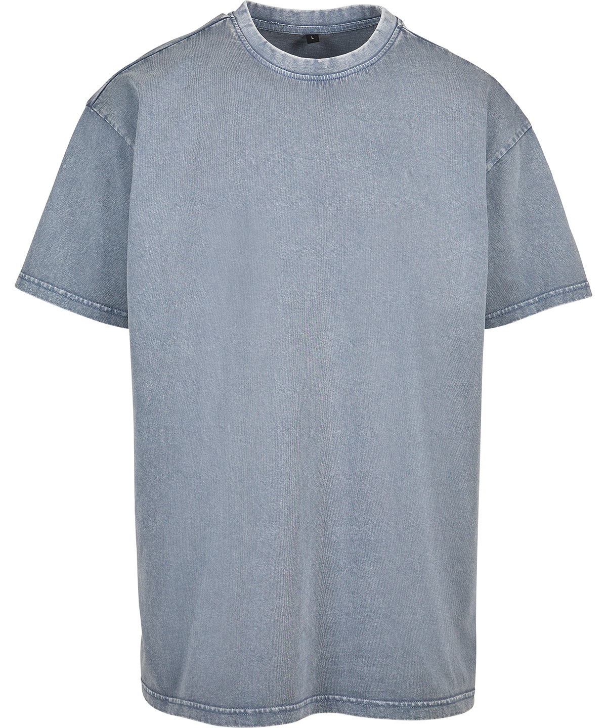 Acid washed heavy oversized tee - Vintage Blue