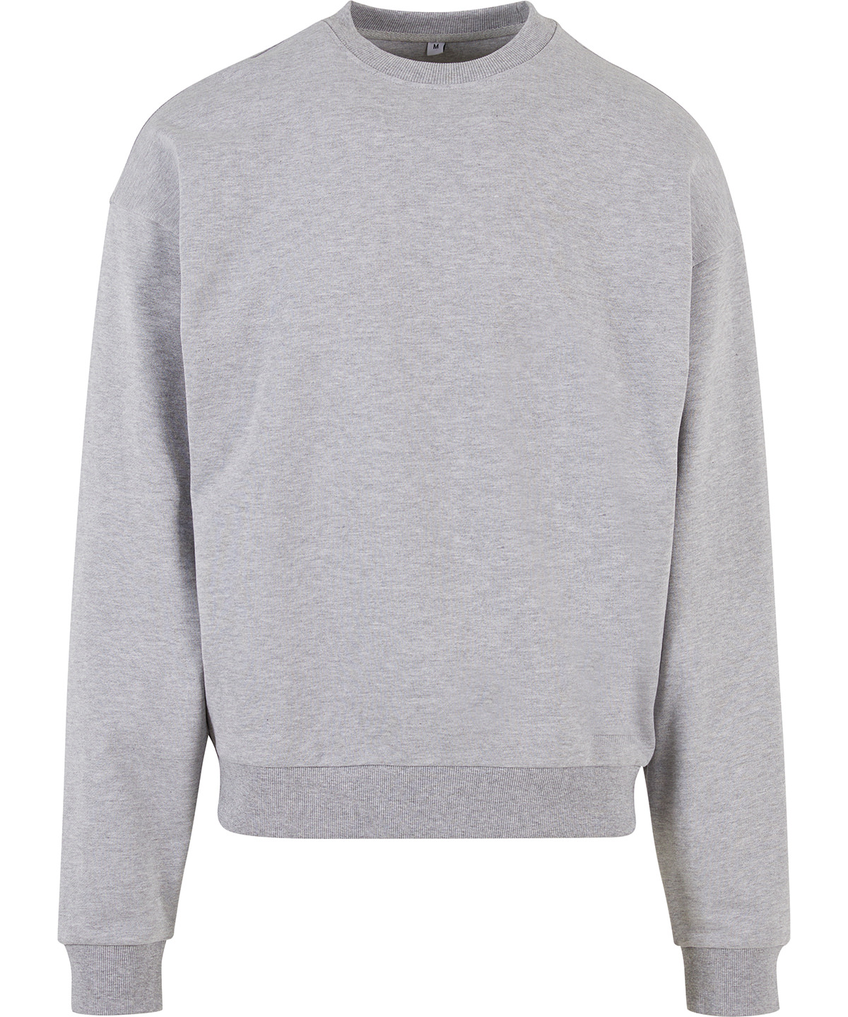 Ultra-heavy cotton crew neck - Heather Grey