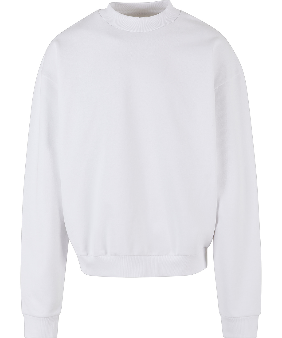 Ultra-heavy cotton crew neck - White